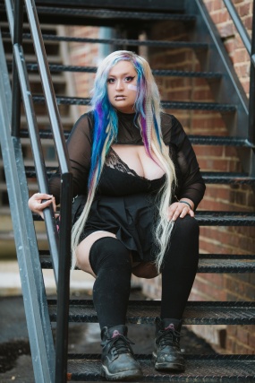 微胖透视内衣服装丝袜美女图片